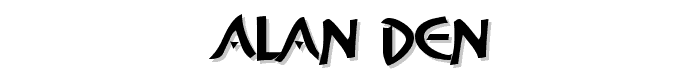 Alan Den font